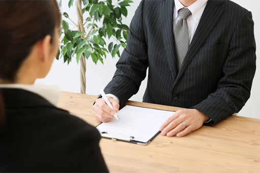 画像：転職活動のサポート